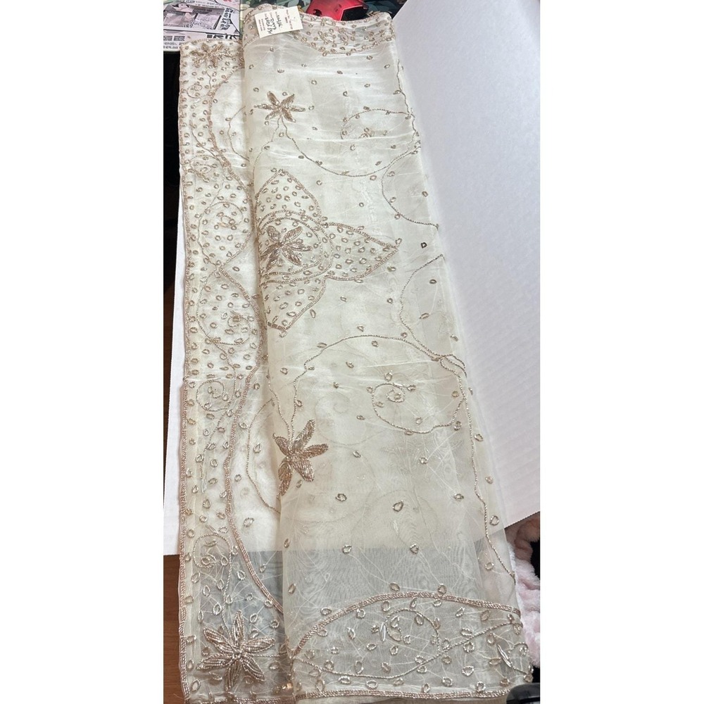 Handmade Lace Table Cover 36x36in
